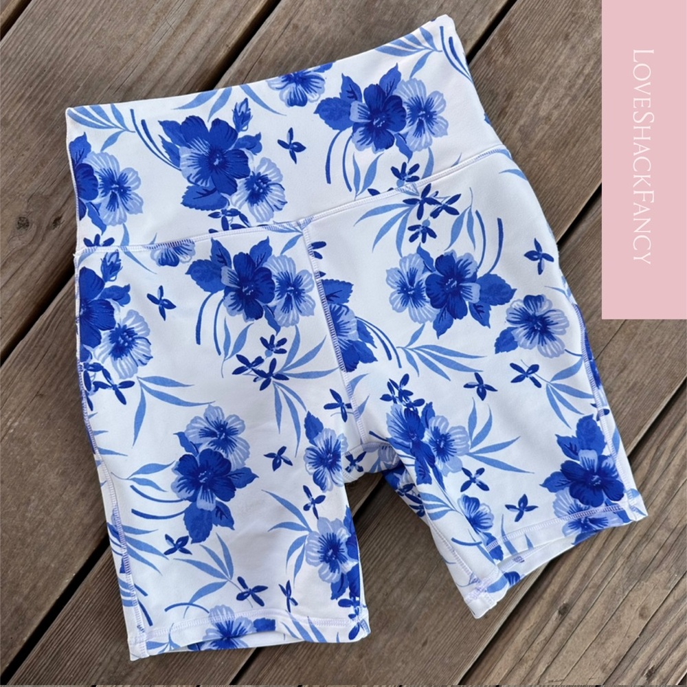 LoveShackFancy Giada Bike Short Strong Current S